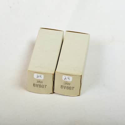 G.E 6V6GT JAN NOS Matched Pair image 11