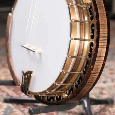 OME Banjos Gold Hill Vintage Alpha 5-String Resonator Banjo with Hardshell Case image 4
