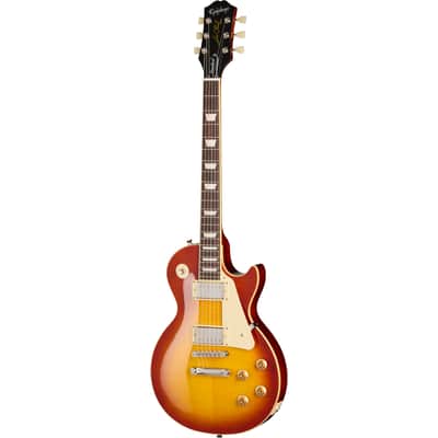 Epiphone Les Paul Standard 50s Electric Guitar - Figured Washed Cherry Sunburst image 2