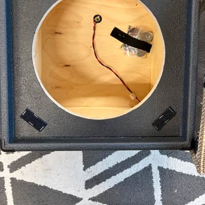 Handmade 112 Cabinet Empty Black Tolex/Bamboo Grill image 2