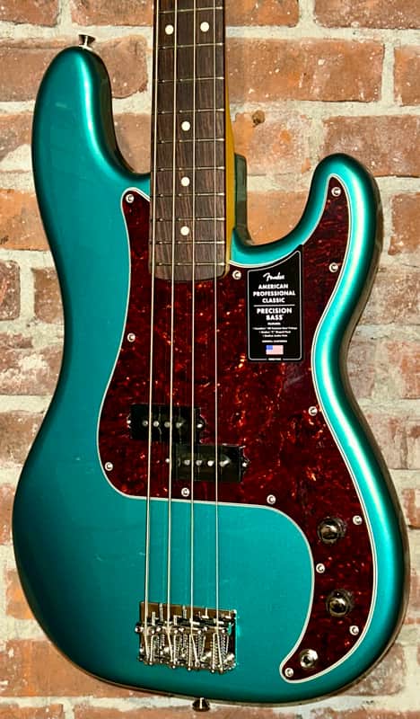 NEW Fender American Professional Classic Precision Bass - Faded Sherwood Green Metallic, In Stock, Ships Fast! image 1