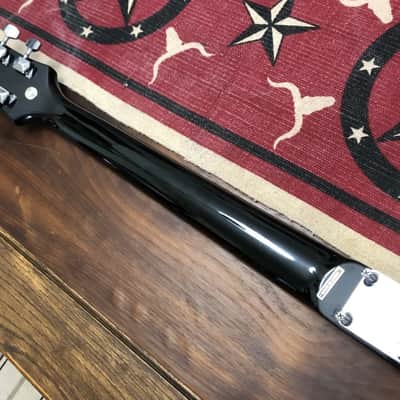 2004 Epiphone Les Paul Junior Electric Guitar Black Actual Loaded Neck image 5