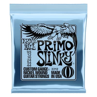 Ernie Ball 2212 Primo Slinky Nickel Wound Electric Guitar Strings   9.5 44 Gauge image 1