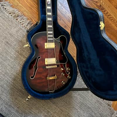Ibanez AF95FB-DBS Artcore Expressionist-Dark Brown Sunburst image 8