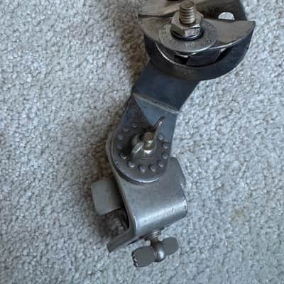 Slingerland Cloud Badge era Radio King Rack Tom Drum Arm Mount Part 30s - Nickel image 1