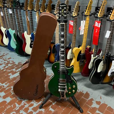 Epiphone   Limited Edition 2015 Joe Bonamassa Les Paul Standard Bisgby Inverness Green image 11