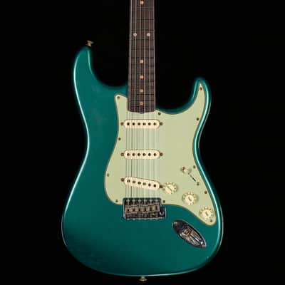 Fender Custom Shop Willcutt True '62 Stratocaster Journeyman Relic Sherwood Green Metallic Large C (848) image 3