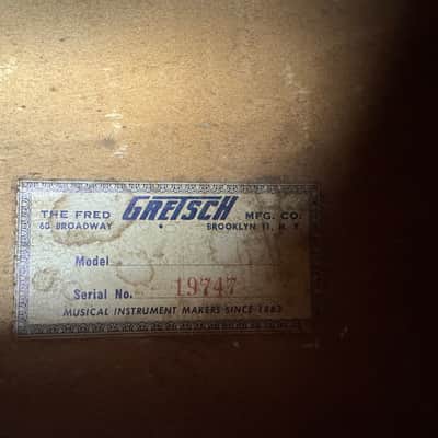 *Video* Gretsch New Yorker Archtop Acoustic Brazilian Fretboard - 1956 image 24