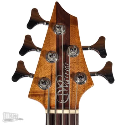Warrior Custom Five String Bass Natural image 8