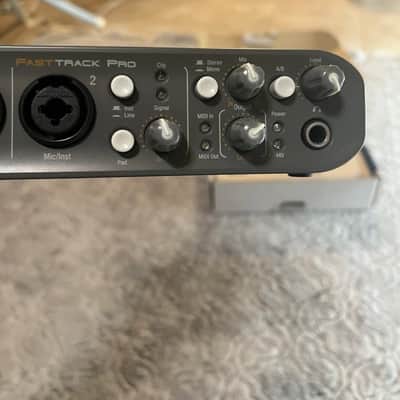 M-Audio Fast Track Pro USB Audio / MIDI Interface 2000s - Blue/Gray image 9
