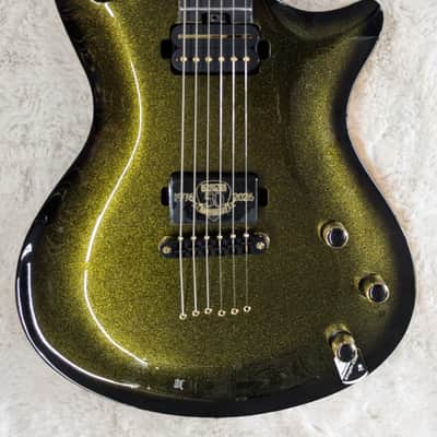 Mint Schecter 4136 Tempest 50th Anniversary Offset Electric Guitar in Gold Burst image 3