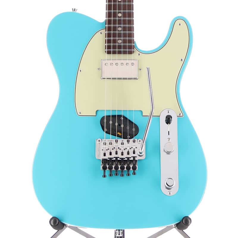 Fender Custom Shop Telecaster Pro NOS with Floyd Rose - Taos Turquoise, Premium Setup (X6) (86845) image 1