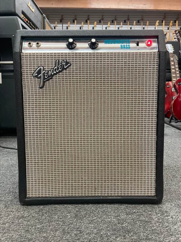 Fender Musicmaster Bass 2-Channel 12-Watt 1x12" Bass Combo 1970 - 1980 - Silverface image 1