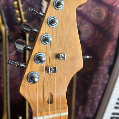 Custom 'Franken-Paul' LP/Strat Hybrid - W/Hardshell Case and Accessories 2020 - Purple Burl image 7