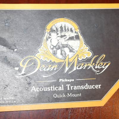 Dean Markley Acoustical Transformer & vintage woven strap deal image 5
