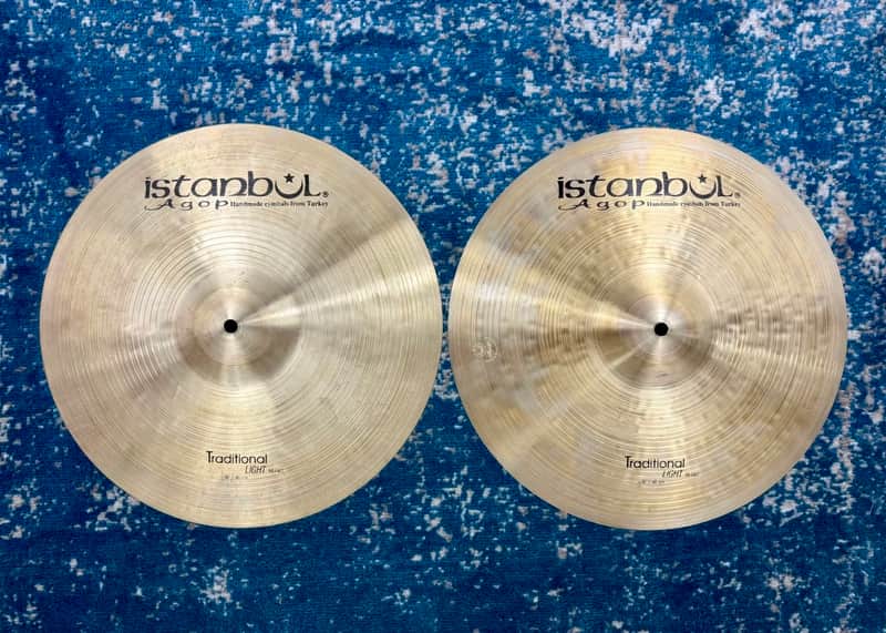 Don’t pay £429!! 16" Istanbul TRADITIONAL LIGHT Hihats 1100g 1332g image 1
