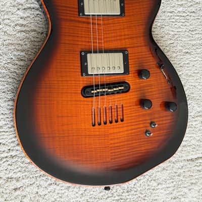 Godin LGX-SA with AAA Flame Maple Top image 9