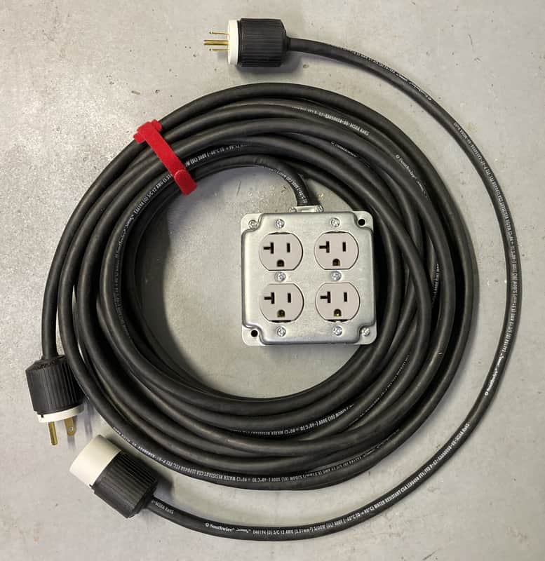 Hubbell 12/3 20A 120V Extension Cord