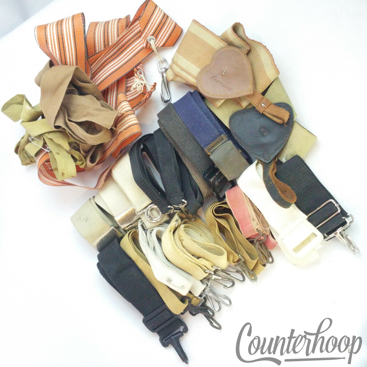 20x Marching Band Snare/Tenor Tom Harness Carabiner Straps,Accessories Vintage — main photograph