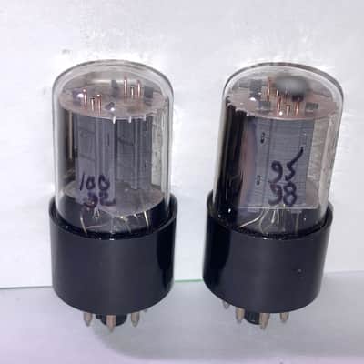 1959 GE 6SN7GTB ECC33 Tubes, Matched Pair, NOS/NIB, Tested, Matched Codes image 5
