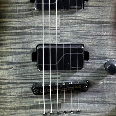 ESP LTD MH-1000NT Deluxe Electric Guitar - Charcoal Burst image 5