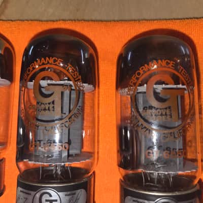 Groove Tubes Gold Series GT-6550-R Matched Power Tubes Medium Duet 2010s - Standard image 3
