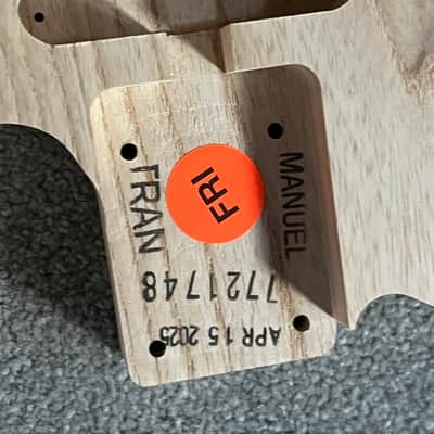 Fender Unfinished Ash '51 Vintage Style Telecaster Body 5 lb 11 oz image 2