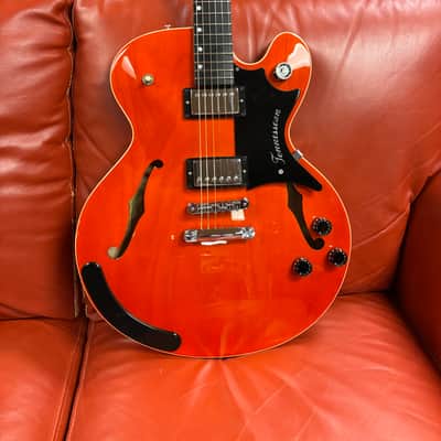1998 Gibson Chet Atkins Tennessean Sunrise Orange image 1