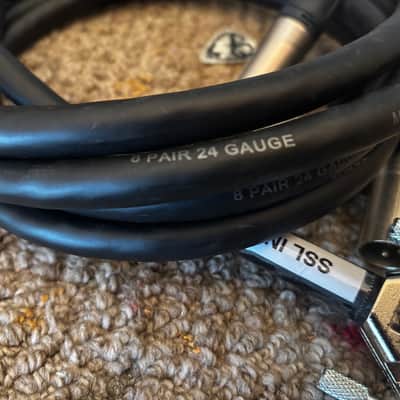 Jumperz DB25 to XLR-M 15’ foot cable snake image 3