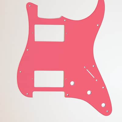 Carmedon Electronics Stratocaster Pickguard HH 2021 Strawberry Pink image 1