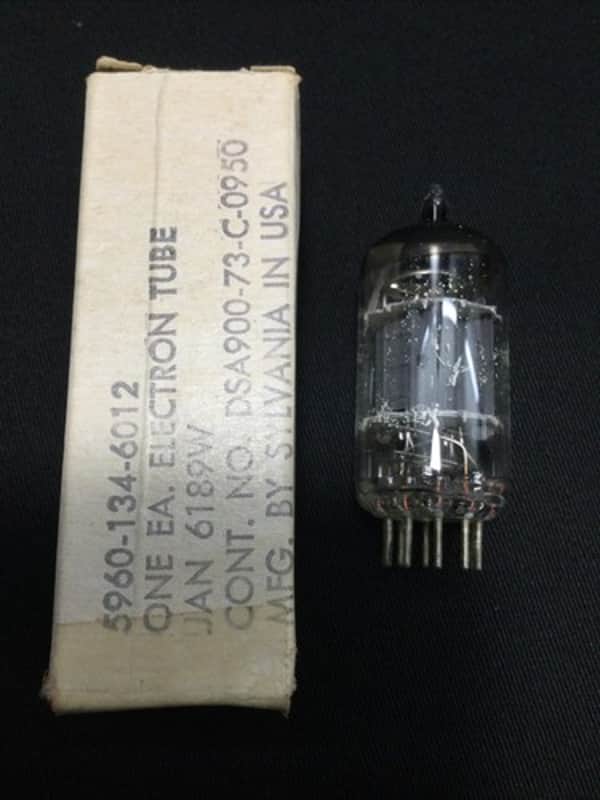 NOS SYLVANIA 6189W (12AU7) AUDIO VACUUM TUBE TESTED VINTAGE 5.5413-C image 1