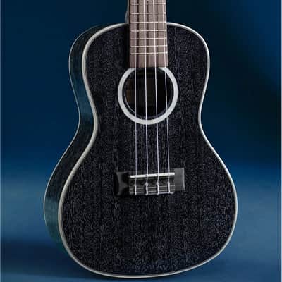 Kala Brand Solid Mahogany Doghair Salt & Pepper Concert Ukulele image 6