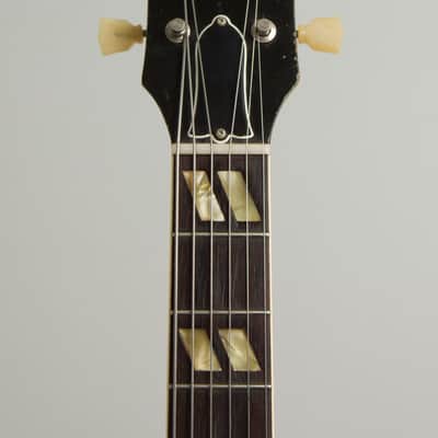 Gibson ES-175DN Arch Top Hollow Body Electric Guitar (1954), ser. #A18227, original brown leather covered hard shell case. imagen 5