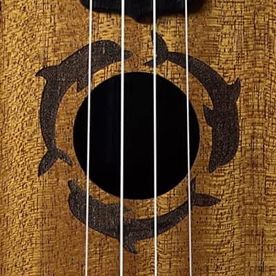Oscar Schmidt Dolphin Soprano ABS Nature Series Soprano Ukulele Natural image 4