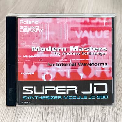 Roland Super JD-990 // JD9D-1 // Modern Masters // Voice Rom Data Card