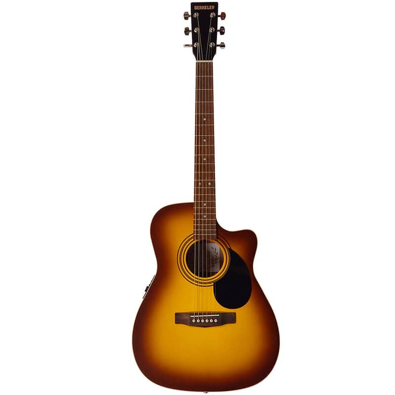 Berkeley Elements Series Concert Cutaway Acoustic-Electric Guitar - Satin Sunburst image 1