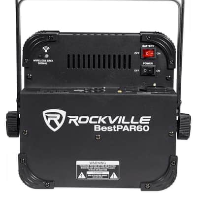 3 Rockville BEST PAR+BEST STRIP+ROCKWEDGE Wireless DMX Battery Lights+Controller image 8