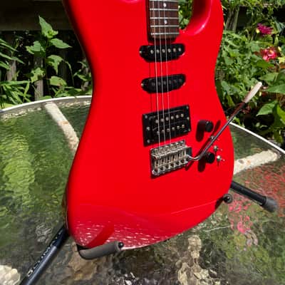 Vintage 1986 Squier by Fender Contemporary Stratocaster Made in Japan Torino Red image 5