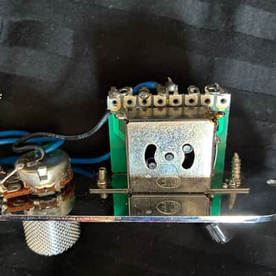 Squier Fender Telecaster loaded control plate chrome Excellent image 3