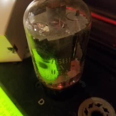 G.E Matched Pair (2) 7581A KT66 premium tNOS AT1000 TESTED Vacuum Tubes tight match 35 Watt 6L6 Beam Power Tetrode (like 6L6GC) 1960-1975 image 14
