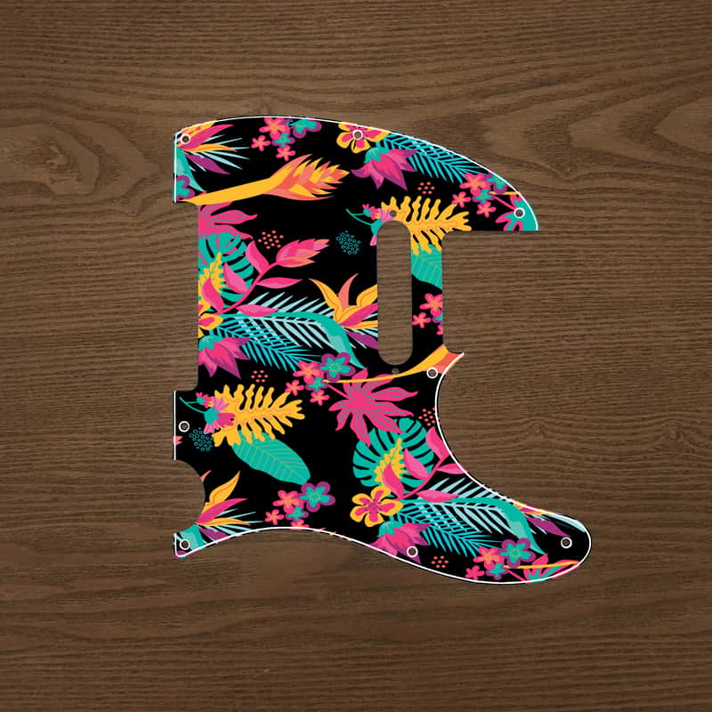 Carmedon Electronics Telecaster Pickguard 2020 Floral(6) image 1
