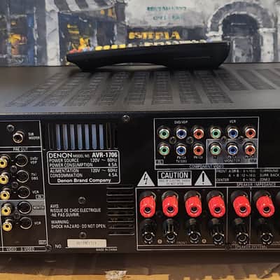 Denon Denon AVR-1706 7-channel home theater receiver 90s image 5