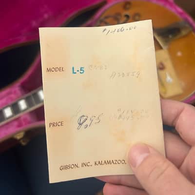 Vintage Gibson L5CNES 1955 Blonde Natural OHSC TAGS! WOW Bild 5
