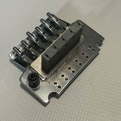 2000's Jackson Dinky Guitars JT-580LP Lefty Left Handed Chrome Licensed Floyd Rose Tremolo Guitar Bridge & Arm image 11