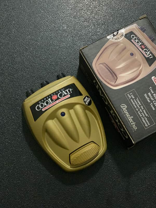 Danelectro Cool Cat Transparent Overdrive V2 2010s - Gold image 1