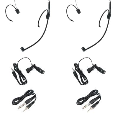 Rockville RWM-DSP-L2 Dual Lapel+Headset UHF 200Ch Microphone System DSP Control image 6