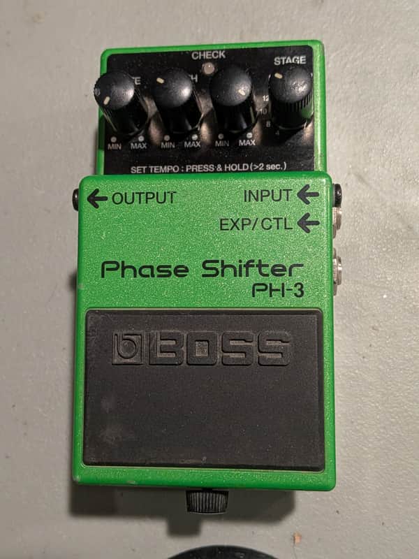 Boss PH-3 Phase Shifter (Dark Gray Label) 2000 - Present - Green image 1