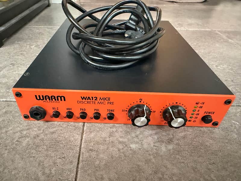 Warm Audio WA12 MKII Microphone Preamp 2016 - Present - Orange image 1