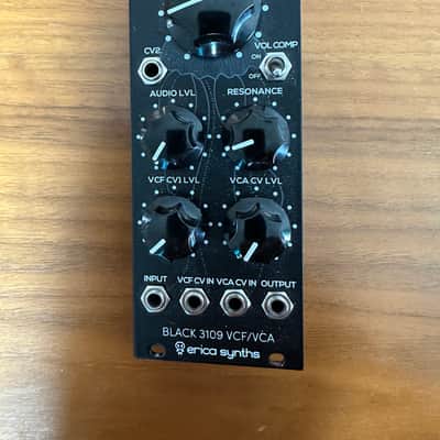 Erica Synths Black 3109 VCF/VCA 2022 - Black image 1