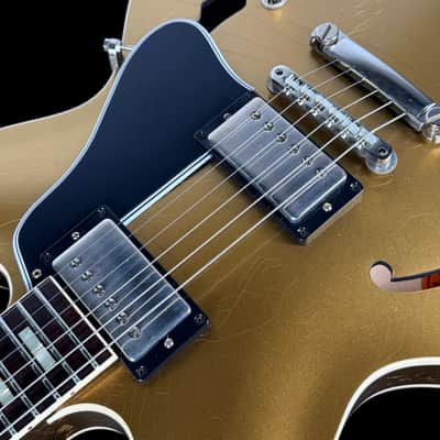 2023 Gibson ES-335 Custom Shop '64 Reissue with Stinger Murphy Lab Ultra Light Aged ~ Double Gold image 5